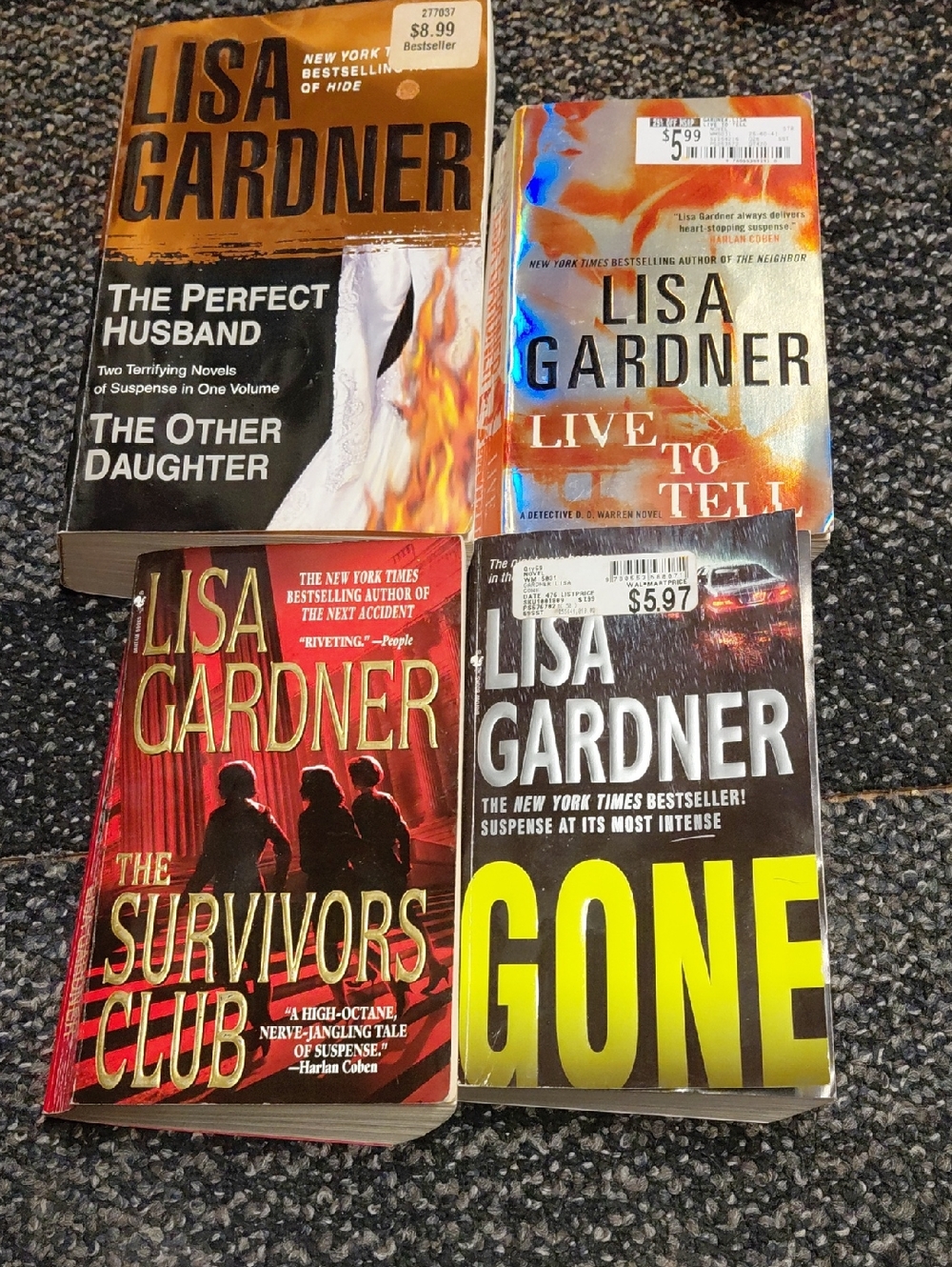 Lisa Gardner Paperback Thriller Bundle